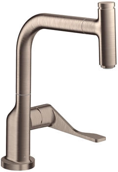 Hansgrohe Axor Citterio DN15 Einhebel K&uuml;chenmischer Select 230 mit Ausziehauslauf brushed nickel (39861820)