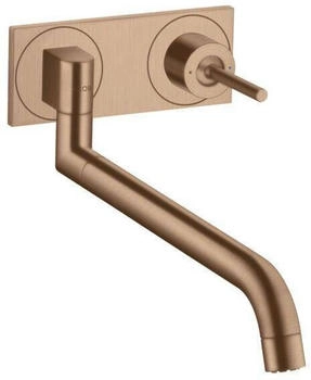 Axor Einhebel-Küchenmischer Unterputz brushed red gold optic (38815310)