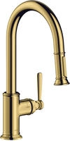 AXOR Montreux Einhebel-K&uuml;chenmischer mit Ausziehbrause, K&uuml;chenarmaturen, 16581990,