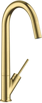 Hansgrohe Axor Starck Einhebel K&uuml;chenmischer 300 mit Schwenkauslauf brushed brass (10822950)