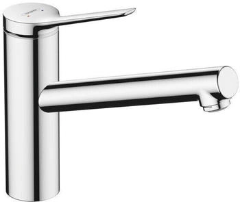 Hansgrohe Zesis M33 Einhebel K&uuml;chenarmatur ComfortZone 150 CoolStart wassersparend Ausladung 220 mm schwarz matt (74813670)