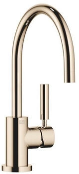 Dornbracht Tara Classic Sp&uuml;lbrause Profibrause Einhebelmischer Ausladung 200 mm schwenkbarer Auslauf 360 Grad champagne (33800888-47)