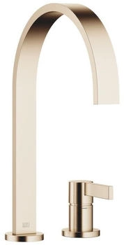 Dornbracht MEM Zweilochbatterie K&uuml;chenarmatur mit Einzelrosetten Ausladung 241mm gold (32815682-46)