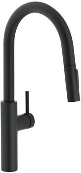 Franke K&uuml;chenarmatur Pescara Slide in Ausziehbarer Auslauf, 2 Strahlarten Black Matt Hochdruck (1150575968)
