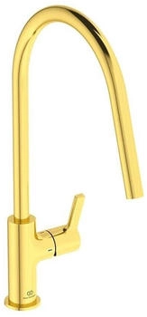 Ideal Standard K&uuml;chenarmatur Gusto L1, brushed gold, Hochdruck (5024171)