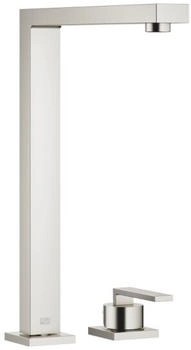 Dornbracht Zweilochbatterie Einzelrosetten LOT Spülbrausegarnitur Platin gebürstet Hochdruck (32815680-06+27723970-06)