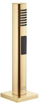 Dornbracht Sp&uuml;lbrausegarnitur eckige Rosette Messing geb&uuml;rstet 23kt Gold Hochdruck (27723970-28)