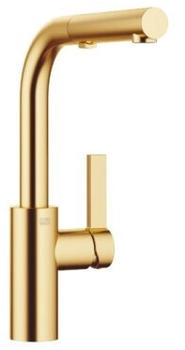 Dornbracht Einhebelmischer Pull-out ELIO Messing geb&uuml;rstet 23kt Gold Hochdruck (33871790-28)