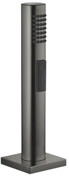 Dornbracht Sp&uuml;lbrausegarnitur eckige Rosette Dark Platinum geb&uuml;rstet Hochdruck (27723970-99)