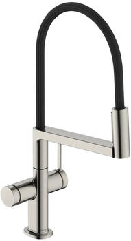 Hansgrohe Küchenarmatur Talis Select M54 ausziehbar schwenkbar edelstahl gebürstet/schwarz