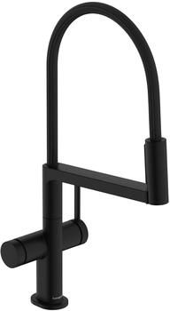Hansgrohe K&uuml;chenarmatur Talis Select M54 ausziehbar schwenkbar mattschwarz
