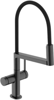 Hansgrohe K&uuml;chenarmatur Talis Select M54 ausziehbar schwenkbar schwarz chrom geb&uuml;rstet/schwarz