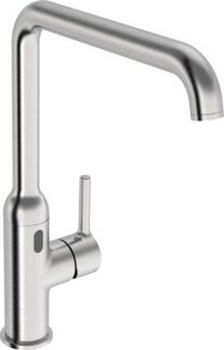 Ideal Standard Gusto Küchenarmatur – Hoher Auslauf, Ausziehbare Handbrause, 360° Schwenkbar, Chrom