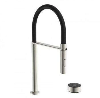 Sch&uuml;tte AQUADOT mit Smart Control und Soft-Touch Schlauch edelstahloptik/schwarz (99556)