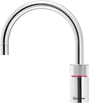 Quooker Nordic Round Einhebelmischer COMBI Voll-Edelstahl (NSRSSTCOMBI)