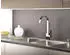 Paffoni Elle Einloch-Spültischbatterie mit schwenkbarem Flachrohr, Chrom (EL880CR)