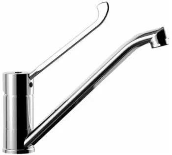 Paffoni RED Küchenarmatur Einhebelmischer Klinkhebel, Chrom (RED303CR)