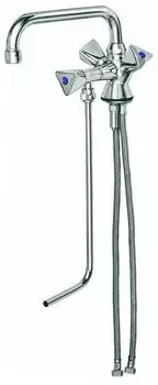ich-zapfe K&uuml;chenarmatur Mischbatterie Hochdruck 1 Becken 27cm verchromt