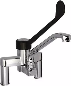 Saro TESS 2-Loch-Armatur Schwenkhebel, schwarz (457-1125)