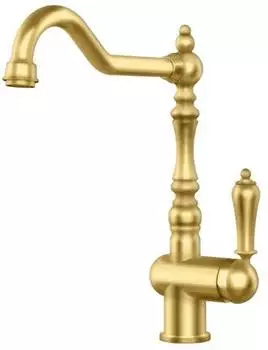 SystemCeram Rubi Küchenarmatur Einhebelmischer Hochdruck Mattgold (10412)