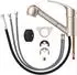 Lenz Elektronik KELA Küchenarmatur Einhebelmischer, ausziehbare Handbrause, Nickel matt (44840022)