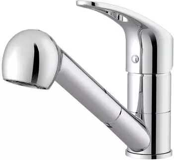 Lenz Elektronik KELA K&uuml;chenarmatur Niederdruck, herausziehbare Handbrause, chrom (44840302)