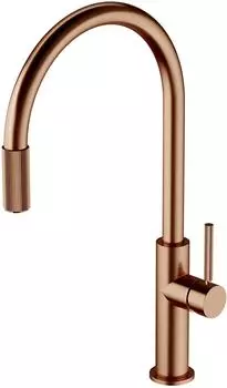 Omnires Switch Sp&uuml;ltischarmatur mit Filterfunktion, kupfer geb&uuml;rstet (SW9057CPB)