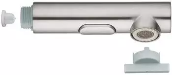GROHE Sp&uuml;lbrause 48474 ausziehbar 2 Strahlarten Supersteel (48474DC0)