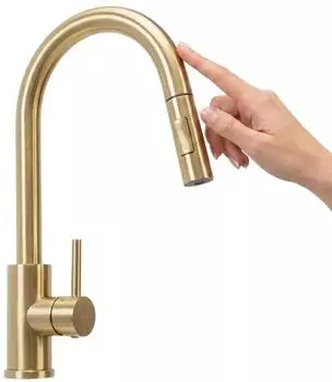 Rea Fresh Touch K&uuml;chenarmatur Geb&uuml;rstetes Gold (REA-B9842)