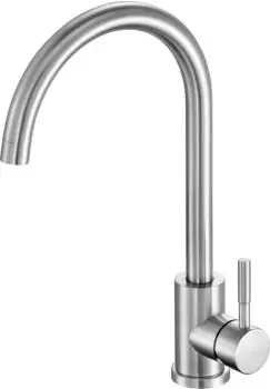 Trizeratop Steely K&uuml;chenarmatur 360&deg; drehbar, 37cm, Chrom (TRI-75716)