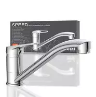Eisl Sp&uuml;ltischarmatur "Speed" 360 schwenkbarer Wasserhahn, Mischbatterie K&uuml;che,