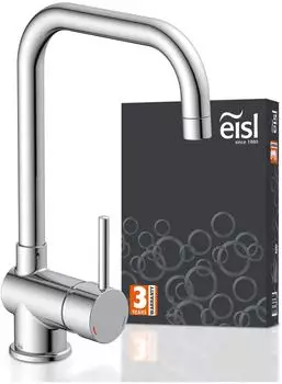 Eisl Futura Sp&uuml;ltischarmatur 360&deg; schwenkbar, Cold-Start, chromfarben (NI182GACR)