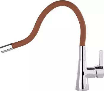 Trizeratop K&uuml;chenarmatur Flexible Einhebelmischer Schwenkbar Braun (TRI-75712)