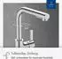 Villeroy & Boch Variaro Küchenarmatur Hochdruck, ausziehbare Brause, chrom (TVK13100100061)
