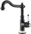 PaulGurkes Nostalgie Waschtischarmatur Retro-Design, schwarz (PGNX56-QP)