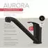 Lenz Elektronik Aurora Küchenarmatur Niederdruck, schwarz-matt, 360° schwenkbar (46041051)