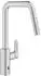 GROHE Eurosmart Hybrid-Spültischbatterie Einhand, herausziehbar, supersteel (101235DC00)