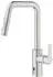 GROHE Eurosmart Hybrid-Spültischbatterie Einhand, herausziehbar, supersteel (101235DC00)