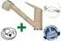 Laveo DAGA ausziehbare Küchenarmatur Einhebel, 2 Strahlarten, beige