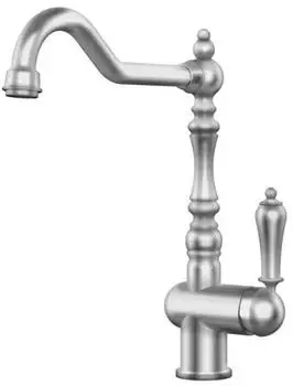 SystemCeram Rubi K&uuml;chenarmatur Hochdruck, Edelstahlfinish (10312)