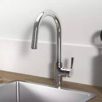 Ideal Standard Ceralife Küchenarmatur Niederdruck, ausziehbar (BE255AA)