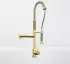 Steinberg Serie 100 Küchenarmatur mit Handbrause, schwenkbar, brushed gold (1001480BG)