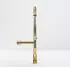 Steinberg Serie 100 Küchenarmatur mit Handbrause, schwenkbar, brushed gold (1001480BG)
