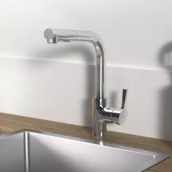 Ideal Standard Ceralife K&uuml;chenarmatur mit herausziehbarer Brause, chrom (BE244AA)
