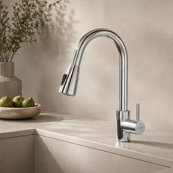 AM.PM X-Joy S K&uuml;chenarmatur Einhebelmischer ausziehbar, chrom (F85B07500)