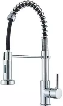 LuxusKollektion Küchenarmatur mit ausziehbarer Brause, 360° schwenkbar, Galvanik