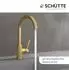 Schütte Cornwall Spültischarmatur 360° schwenkbar, gold gebürstet (79167U)