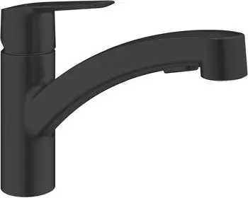 GROHE Start Einhand-Spültischbatterie 1/2″ schwarz Matt (305312431)
