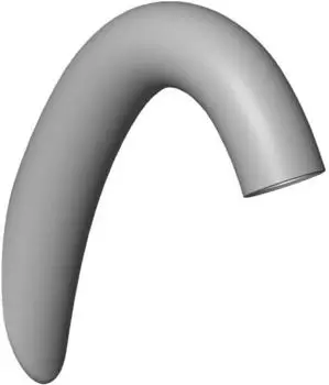 Dornbracht Auslauf Ersatzteil Chrom 121,5x132x26,5mm (091106025-00)