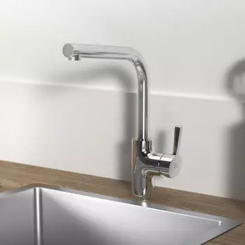 Ideal Standard Ceralife K&uuml;chenarmatur Niederdruck, schwenkbar, chrom (BE247AA)